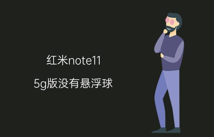 红米note11 5g版没有悬浮球 红米note手机设置在什么地方？